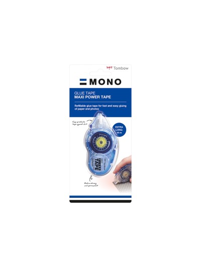 Cinta adhesiva tombow maxi power tape permanente 16 mt x 8,4 mm