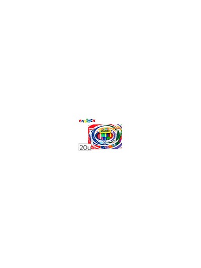 Rotulador carioca magic borrable caja de 20 unidades colores surtidos