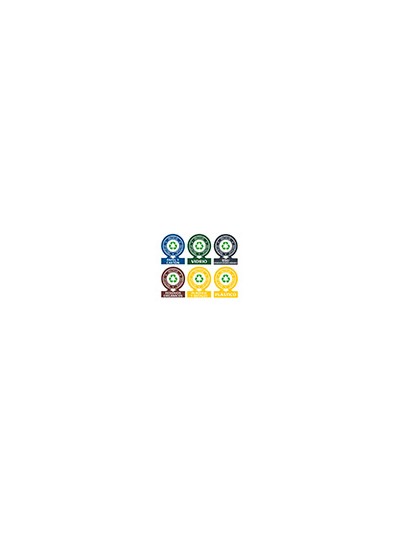 Etiqueta adhesiva avery para residuos 141x110 mm pack de 6 unidades surtidas