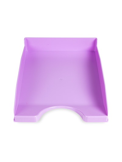 Bandeja sobremesa plastico q-connect lavanda opaco 240x70x340 mm
