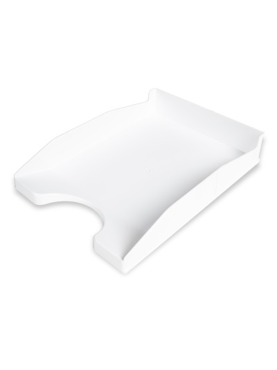 Bandeja sobremesa plastico q-connect blanco opaco 240x70x340 mm