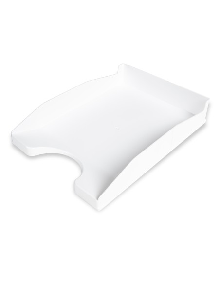 Bandeja sobremesa plastico q-connect blanco opaco 240x70x340 mm
