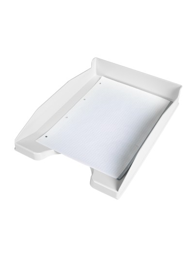 Bandeja sobremesa plastico q-connect blanco opaco 240x70x340 mm