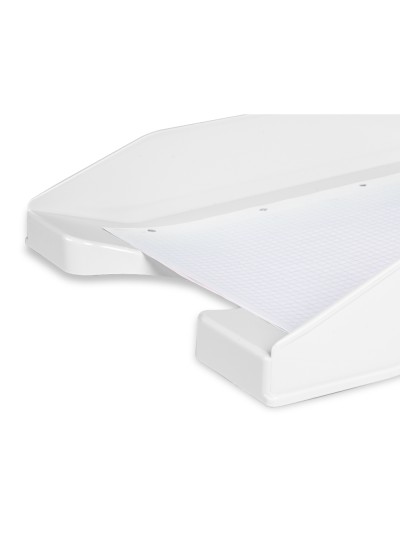 Bandeja sobremesa plastico q-connect blanco opaco 240x70x340 mm