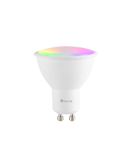 Bombilla ngs bulb wifi led gleam 510c halogena colores 5w 460 lumenes base gu10 regulable en intesidad