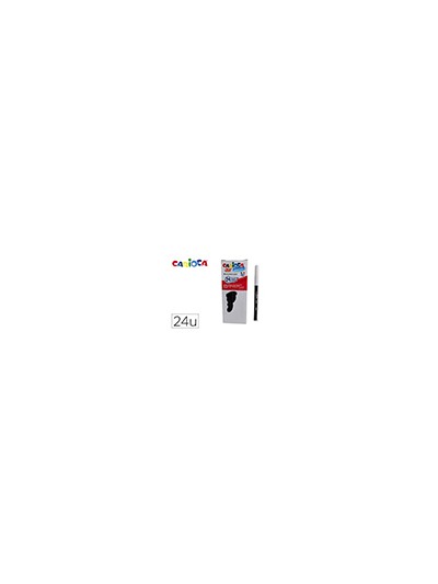 Rotulador carioca joy monocolor negro caja de 24 unidades