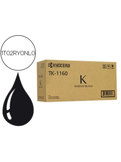 Toner kyocera tk-1160 ecosys p2040dn negro 7200 paginas