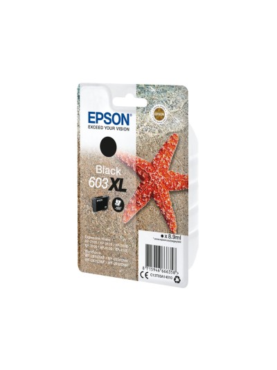 Ink-jet epson 603xl xp-2100 / 2105 / 3100 / 4100 / wf-2810 / 2830 / 2835 / 2850 negro 500 paginas