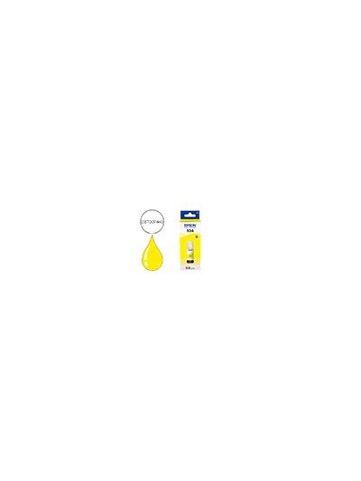 Tinta epson ecotank 104 et-2710 / 2711 / 2712 / 2720 / 2726 / 4700 amarillo 7500 paginas