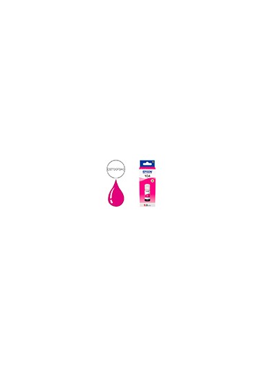 Tinta epson ecotank 104 et-2710 / 2711 / 2712 / 2720 / 2726 / 4700 magenta 7500 paginas