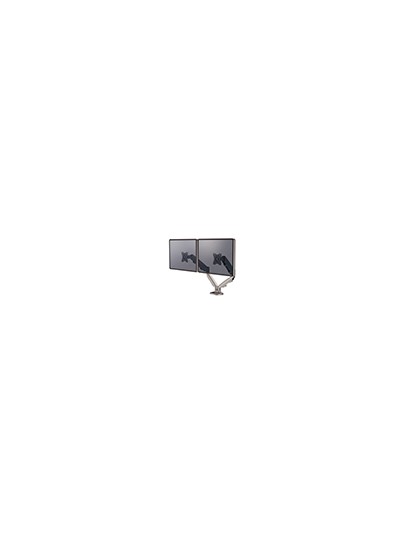 Brazo para monitor fellowes serie eppa ajustable altura 2 pantallas normativa vesa hasta 10 kg plata
