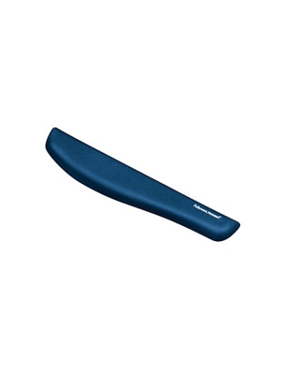 Reposamuñecas fellowes para teclado foam fusion plush touch azul 25x460x81 mm