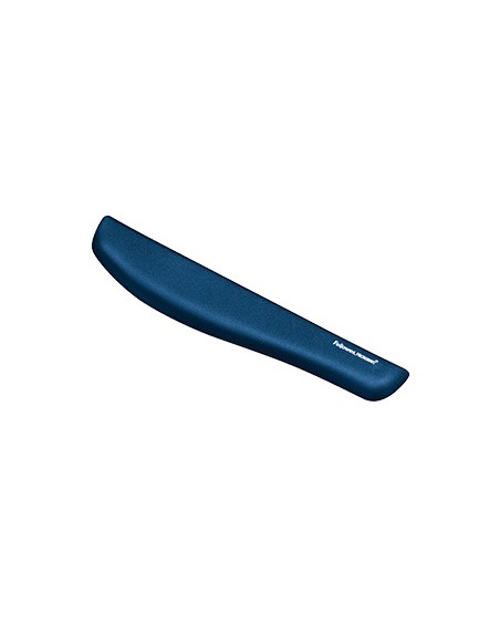 Reposamuñecas fellowes para teclado foam fusion plush touch azul 25x460x81 mm