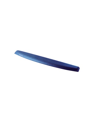 Reposamuñecas fellowes para teclado espuma memory foam azul zafiro 476x50x16 mm