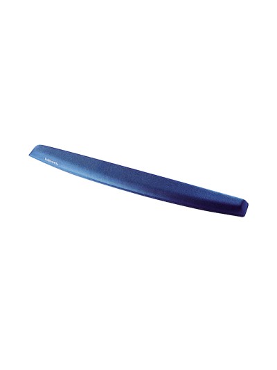 Reposamuñecas fellowes para teclado espuma memory foam azul zafiro 476x50x16 mm