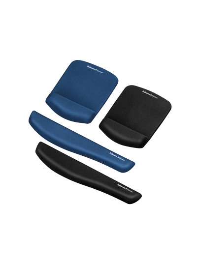 Alfombrillas fellowes para raton foam fusion plush touch azul 25x184x238 mm