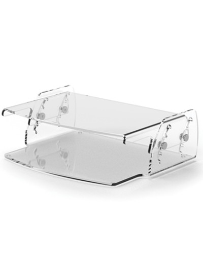 Soporte fellowes para monitor clarity ajustable 5 posiciones transparente 70x256x320 mm hasta 15 kg