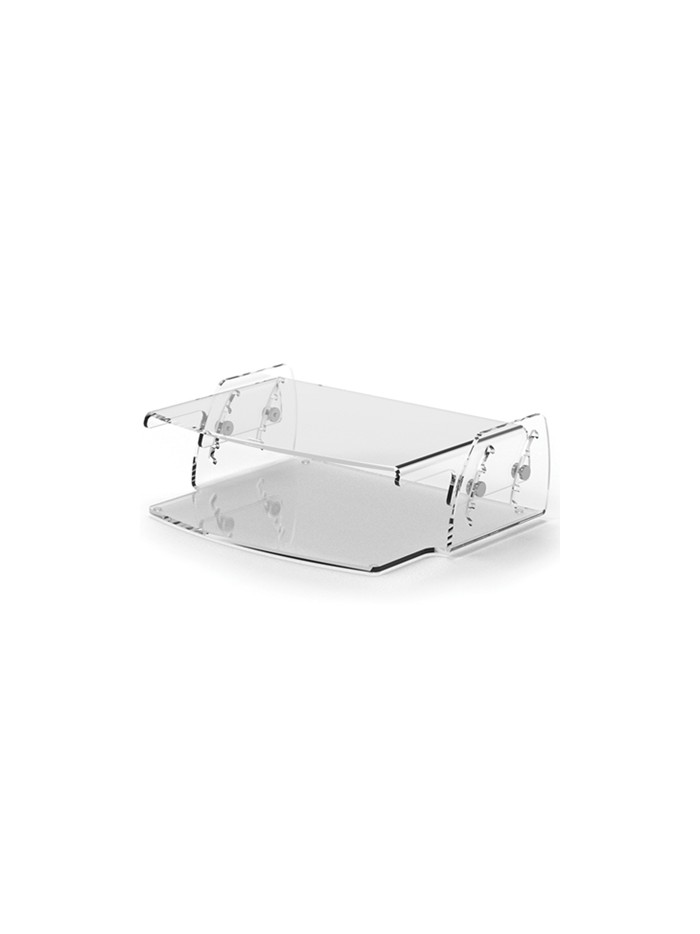 Soporte fellowes para monitor clarity ajustable 5 posiciones transparente 70x256x320 mm hasta 15 kg Soporte fellowes para monitor clarity ajustable 5 posiciones transparente 70x256x320 mm hasta 15 kg