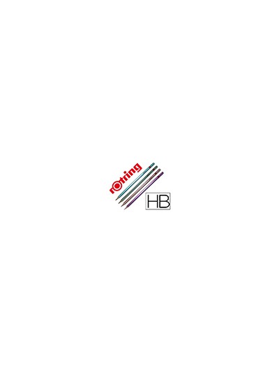 Lapices de grafito rotring metallic hb cuerpo colores surtidos
