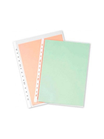 Funda multitaladro q-connect folio 80 mc cristal caja de 1400 unidades