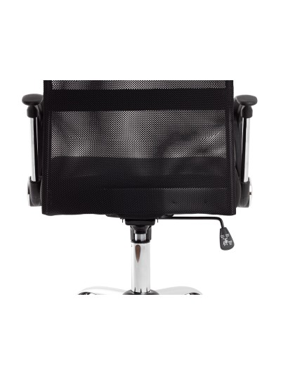 Silla de direccion q-connect base metal respaldo alto regulable en altura 1110+100mm alto piel y malla