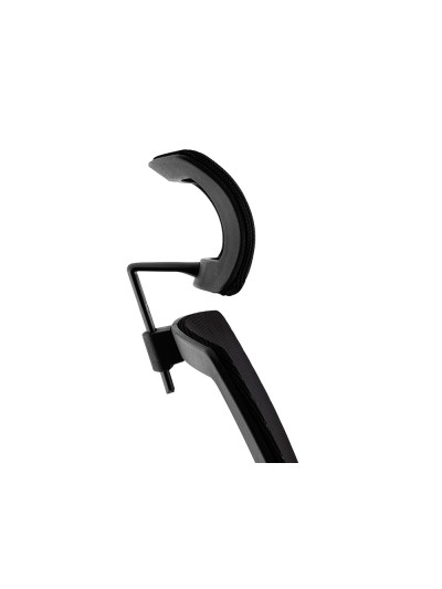 Silla de direccion q-connect ergonomica base metal respaldo alto con reposacabeza ajustable