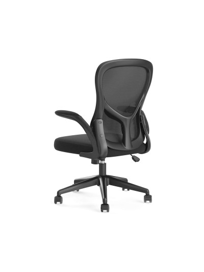 Silla giratoria q-connect base metal regulable en altura 910+75mm alto 610mm ancho 550mm profundidad negro