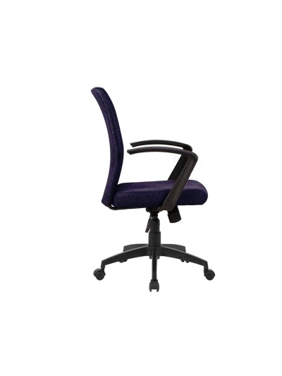Silla giratoria q-connect base nylon regulable en altura 895+110mm alto 580mm ancho 550mm profundidad negro