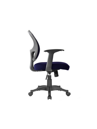 Silla giratoria q-connect respaldo medio regulable en altura 870+120mm alto 550mm ancho 590mm profundidad