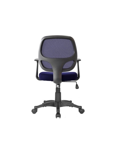 Silla giratoria q-connect respaldo medio regulable en altura 870+120mm alto 550mm ancho 590mm profundidad