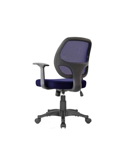 Silla giratoria q-connect respaldo medio regulable en altura 870+120mm alto 550mm ancho 590mm profundidad