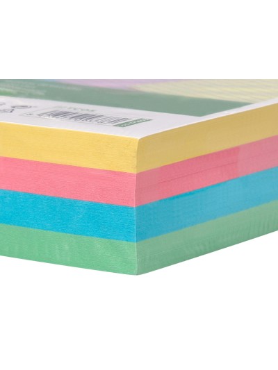 Tarjeta liderpapel para estudiar lisa cartulina de colores 170 gr/m2 125x200mm paquete de 200 unidades