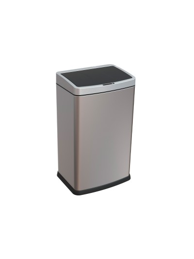 Papelera metalica q-connect con sensor automatico capacidad 60 litros 630x270x400 mm