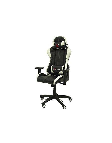Silla pyc gaming chair giratoria similpiel regulable en altura negra 1200+80x670x670 mm
