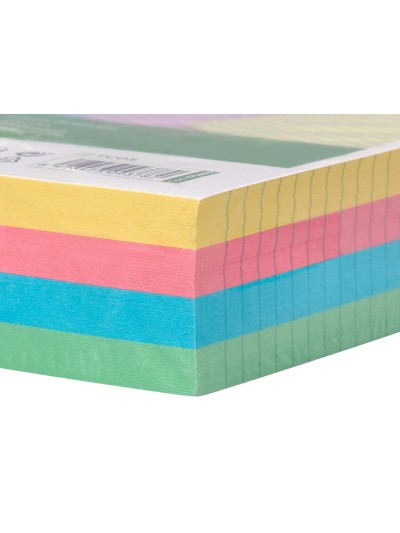 Tarjeta liderpapel para estudiar rayada cartulina de colores 170 gr/m2 100x150mm paquete de 200 unidades
