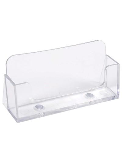Portatarjetas de visita exacompta metacrilato cristal 34x102x47 mm