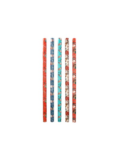 Papel de regalo liderpapel navidad rollo ancho 70 cm longitud 2 mt gramaje 60 gr diseños surtidos c-2024