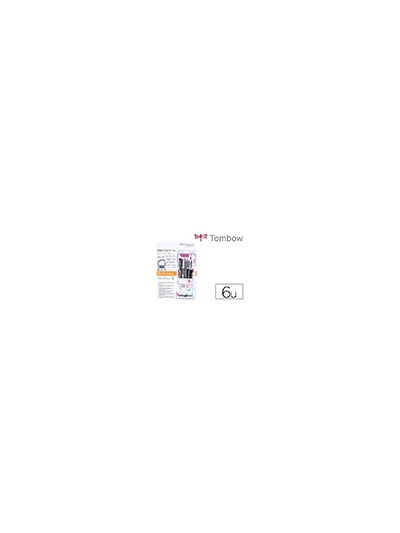 Set caligrafia tombow lettering beginner para principiante 6 piezas