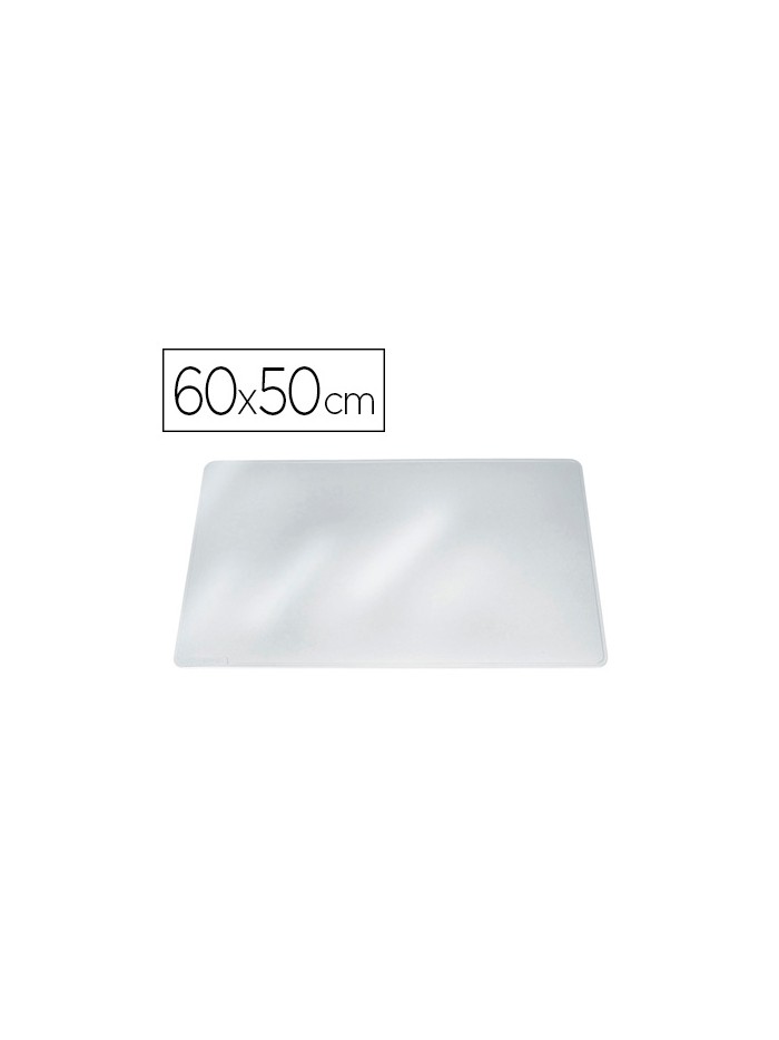 Vade sobremesa durable transparente antirreflectante 65x50 cm Vade sobremesa durable transparente antirreflectante 65x50 cm