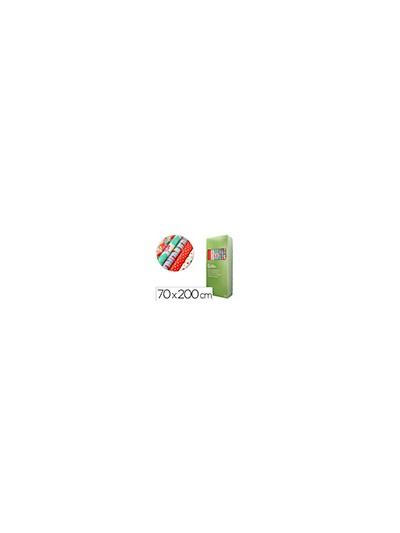 Papel de regalo liderpapel todo año rollo ancho 70 cm longitud 2 mt gramaje 60 gr diseños surtidos c-2024
