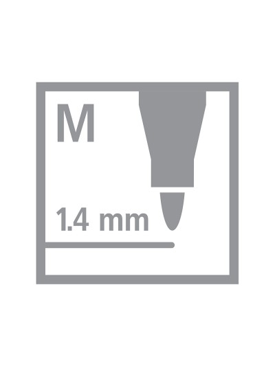 Rotulador stabilo punta de fibra pen 68 metallic estuche plastico de 8 unidades colores surtidos