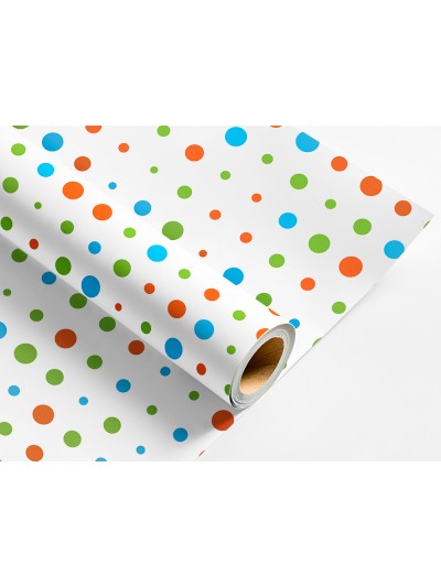 Papel de regalo liderpapel todo año rollo ancho 70 cm longitud 2 mt gramaje 60 gr diseños surtidos c-2024