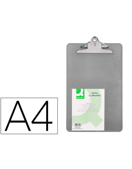 Portanotas q-connect metalico din a4