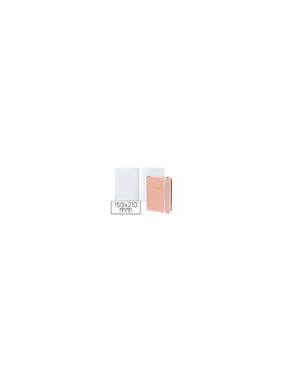Libreta quo vadis life journal infinite dots puntos 15x21 cm 224 hojas tapa similpiel rosa