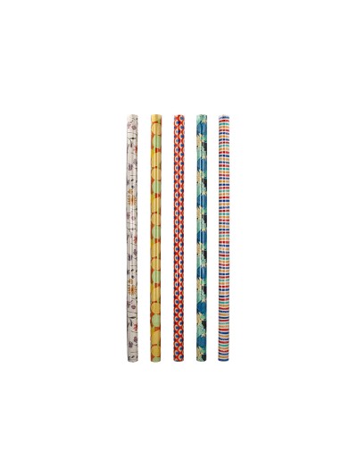Papel de regalo liderpapel todo año rollo ancho 70 cm longitud 2 mt gramaje 60 gr diseños surtidos b-2024