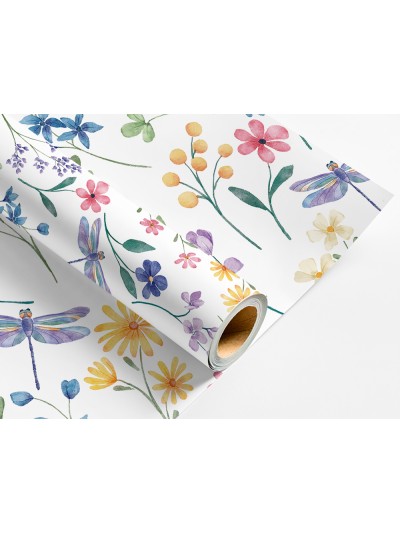 Papel de regalo liderpapel todo año rollo ancho 70 cm longitud 2 mt gramaje 60 gr diseños surtidos b-2024