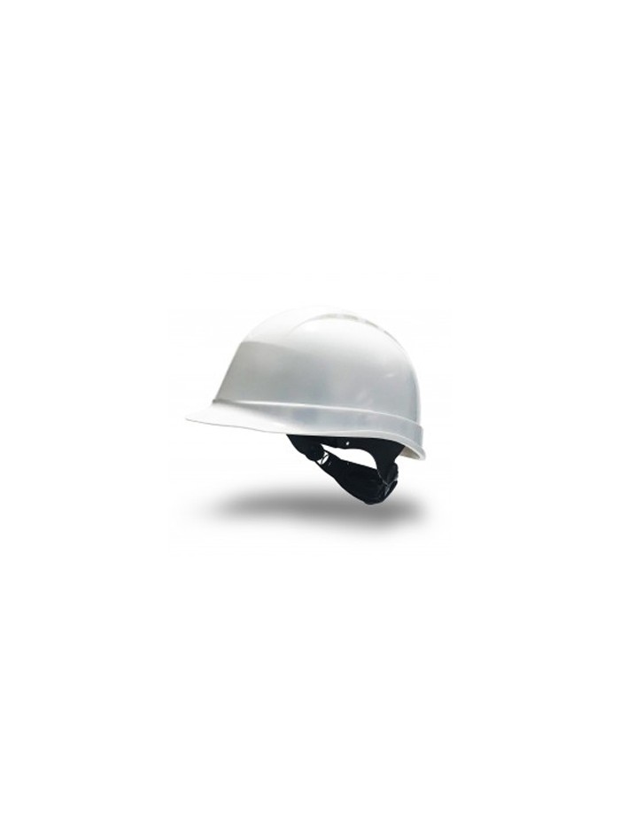 Casco faru de proteccion polietileno con ruleta y atalaje 6 puntos ventilado color blanco Casco faru de proteccion polietileno con ruleta y atalaje 6 puntos ventilado color blanco
