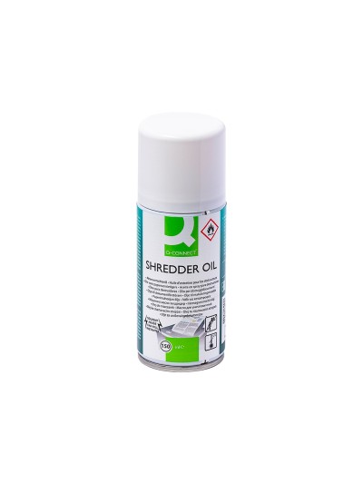 Aceite lubricante q-connect en spray para destructora de documentos bote de 150 ml