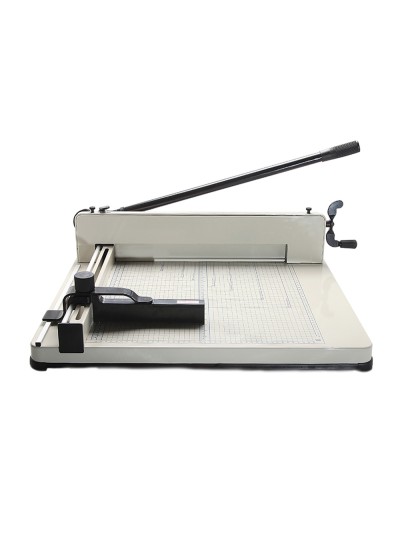 Guillotina q-connect kf14297 manual profesional largo del corte 430 mm capacidad 400 hojas