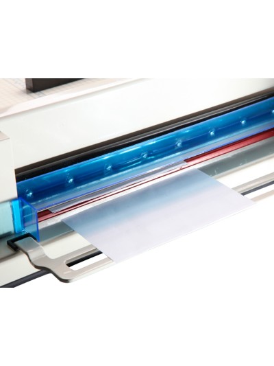 Guillotina q-connect kf14297 manual profesional largo del corte 430 mm capacidad 400 hojas